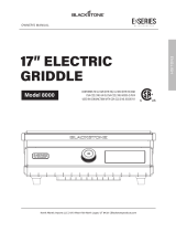 Blackstone E Series 8000 17-Inch Electric Griddle El manual del propietario