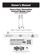 Tripp Lite TRIPP-LITE DMCSP4560HDS Heavy Duty Streamline Portrait Mobile Cart El manual del propietario