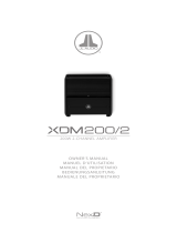 JL Audio XDM2002 El manual del propietario