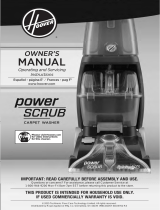 Hoover 50 power scrub carpet washer El manual del propietario
