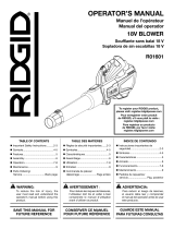 RIDGID R01601 El manual del propietario