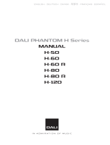 Dali PHANTOM H-50 El manual del propietario