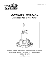K2 Pumps UTA02502APK Guía de instalación