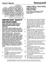 Honeywell HF910 Manual de usuario