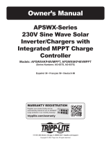 Tripp Lite APSWX-Series Solar Sinewave Inverter Charger El manual del propietario