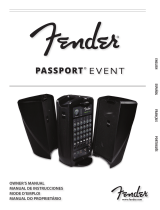 Fender Passport Event El manual del propietario