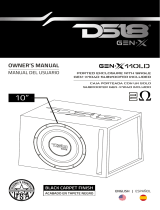 DS18 GEN-X110LD El manual del propietario