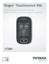 Phonak Roger Touchscreen Mic Guía del usuario