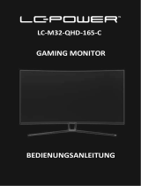 LC-Power LC-M32-QHD-165-C Gaming Monitor Guía del usuario