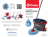 O-Cedar 35003355 Spin Mop System Guía del usuario