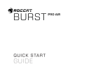 ROCCAT Burst Pro Guía del usuario