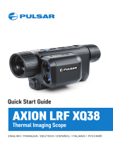 Pulsar XQ38 AXION LRF Thermal Imaging Scope Guía del usuario