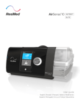 ResMed 370xx air sense 10 CPAP and APAP machines Guía del usuario