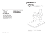 Celestron 44308 Handheld Digital Microscope PRO Guía del usuario