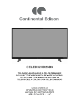 CONTINENTAL EDISON CELED32HD23B3 Guía del usuario