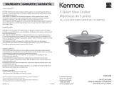 Kenmore KKSC5QB Guía del usuario