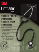 3M Littmann Classic II Pediatric, Infant Stethoscope Guía del usuario