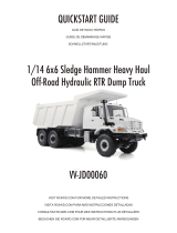 RC4WD 1/14 6×6 Sledge Hammer Heavy Haul Off-Road Hydraulic RTR Dump Truck Guía del usuario