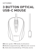 Macally UCTURBO 3 BUTTON OPTICAL USB-C MOUSE Guía del usuario
