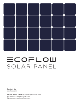 EcoFlow 110W Portable Solar Panel Guía del usuario