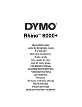 Dymo RHINO 6000+ Industrial Label Maker Guía del usuario