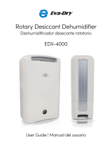 Eva-Dry EDV-4000 Rotary Desiccant Dehumidifier Guía del usuario