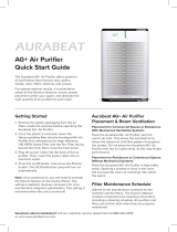 AURABEAT AG+ Air Purifier Guía del usuario