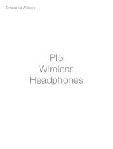 Bowers Wilkins PI5 Wireless Headphones Guía del usuario