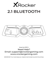 X-Rocker XPBT21 2.1 Bluetooth Pedestal Gaming Chair Guía del usuario