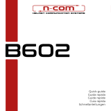 N-Com B602 Single Motorcycle Intercom Guía del usuario