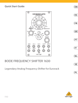 Behringer Shifter 1630 Guía del usuario