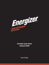Energizer Sunpack 80W Guía del usuario