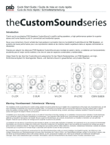 PSB Speakers CustomSound Guía del usuario