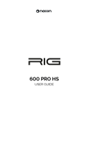 Nacon RIG600PRO_HS Guía del usuario
