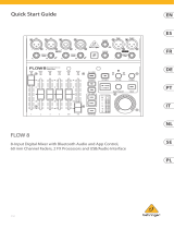 FLOW 8 8 Input Digital Mixer Guía del usuario