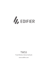 EDIFIER TWS5 Truly Wireless Stereo Earbuds Guía del usuario