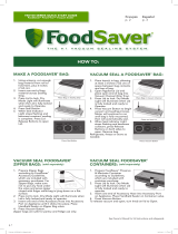 FoodSaver VS0100 Series Guía del usuario