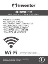 Inventor WiFi Function Dehumidifier Manual de usuario
