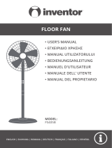Inventor FS405B Floor Standing Fan 50W Manual de usuario
