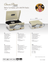 Lenco TT-28C Retro Turntable Manual de usuario