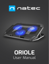 Natec ORIOLE Cooling Pad Manual de usuario