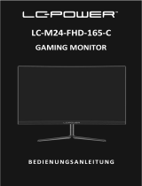 LC-Power LC-M24-FHD-165-C Gaming Monitor Manual de usuario
