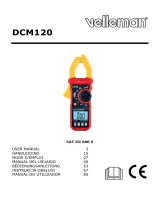 Velleman DCM120 Manual de usuario