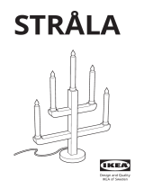 IKEA STRÅLA LED 5-Arm Candelabra Manual de usuario