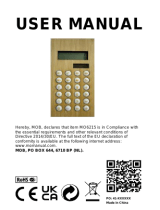 MOB MO6215 Manual de usuario