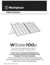 Westinghouse WSolar100p Manual de usuario