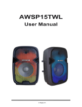 Aiwa AWSP15TWL Audio System Manual de usuario