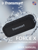 Tronsmart Force X Portable Outdoor Speaker Manual de usuario