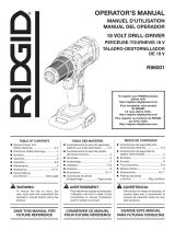RIDGID R86001 Manual de usuario