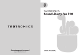 TaoTronics proS10 Sound Liberty Manual de usuario
